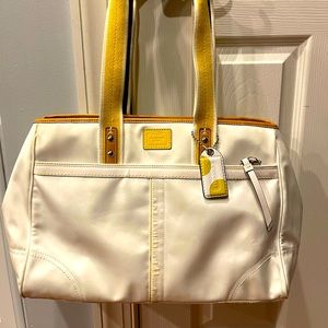 Authentic large Coach tote